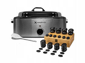 НАБІР 36 МАСАЖНИХ КАМЕНІВ Обігрівач 17л Digital Control