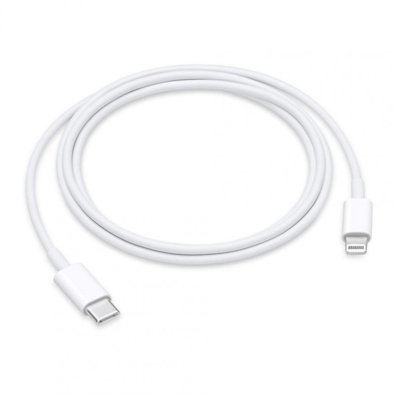 Дата кабель для Apple USB-C to Lightning Cable (А) (1m) no box Білий, фото 1