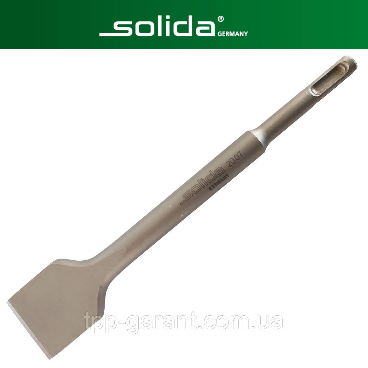 Зубило плоске Solida SDS-Plus 40 х 200 мм (4171043020)