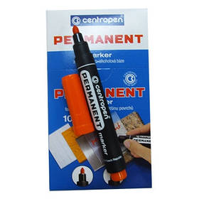 Маркер перманентний помаранчевий круглий СР 8566 Centropen