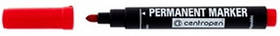 Маркер перманентний 2,5мм червоний круглий СР 8566 Centropen
