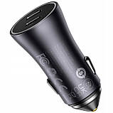 АЗП Baseus Golden Contactor Pro 40W (2USB-C) (CGJP00001) Темно-сірий, фото 2