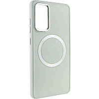 TPU чохол Bonbon Metal Style with MagSafe для Samsung Galaxy S23+ Білий / White