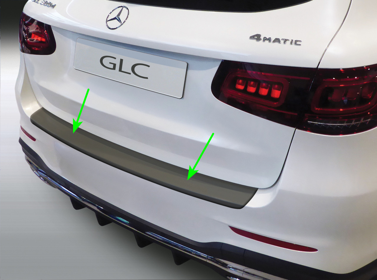 Пластикова захисна накладка на задній бампер для Mercedes-Benz GLC рестайл X253 2019-2022
