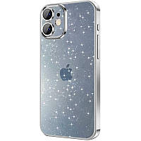 Чохол TPU+PC Glittershine для Apple iPhone 12 (6.1"), Silver
