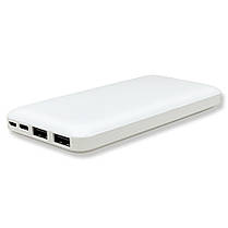 Портативний зарядний пристрій (повербанк) PLATINET 10000 mAh WHITE PMPB10W705W, фото 6