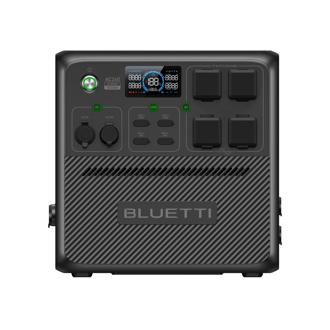BLUETTI AC240 портативна зарядна станція 2400W