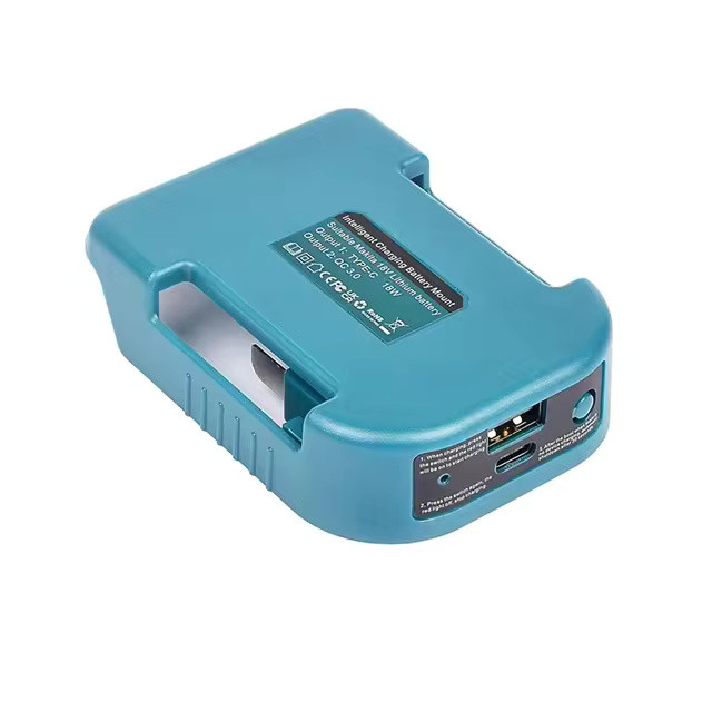 Адаптер перехідник USB Type C - повербанк для акумуляторної батареї Макіта 18-21В