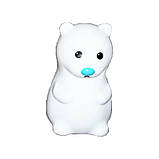 Нічник акумуляторний силіконовий Ведмедик (SH021193), фото 2