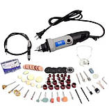 Міні дриль бормашина з комплектом насадок HILDA JD3321C 400Вт 220В (SH020882), фото 2