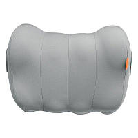 Подушка автомобільна на підголівник Baseus CNTZ000013 gray S