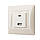 Розетка USB-A + USB-C PD20W кремова, фото 2
