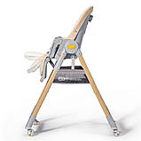 Стілець для годування 2в1 KiderKraft LASTREE Wood Beige, фото 8