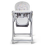 Стілець для годування 2в1 KiderKraft LASTREE Grey, фото 4