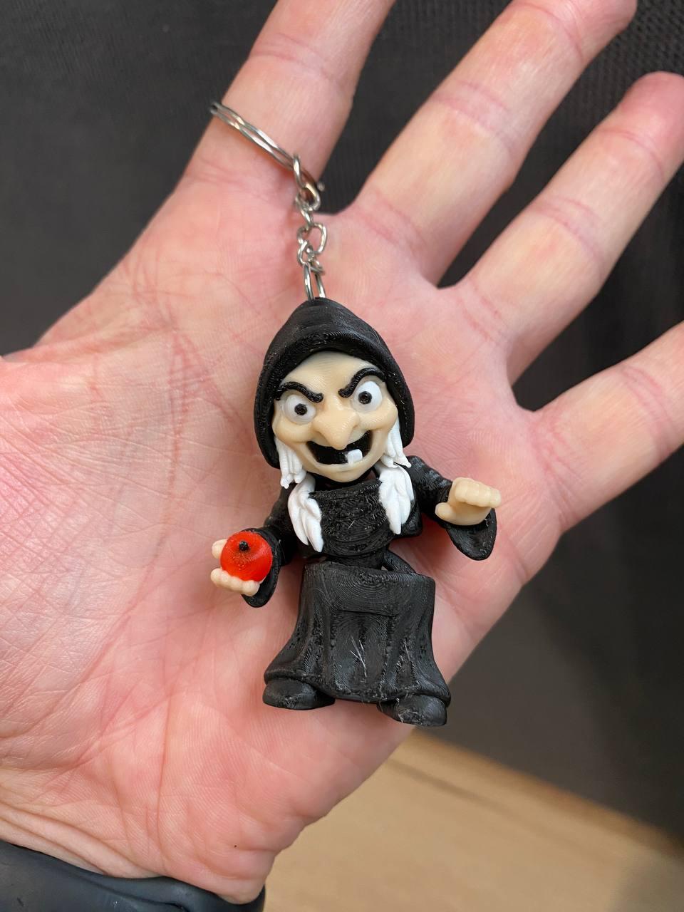 Брелок Баба Яга надруковано на 3Д принтері, фото 1