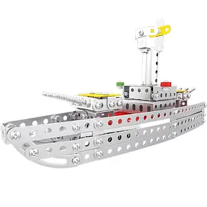 Конструктор металевий "Воєний корабель" X688-1 A-Toys | 246 деталей