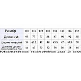 Зимова термо куртка пальто Крейзі на дівчаток різного зросту та підлітків Довгий дитячий пуховик зима 110, фото 2