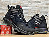Спортивні шкіряні черевики, кросівки термо Salomon Contagrip Gore-Tex Denim, фото 6