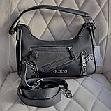 Жіноча сумка на плече Guess (812820) сіра, фото 9