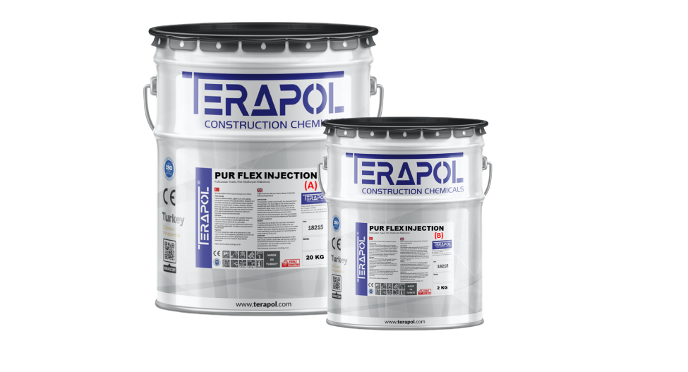 Терапол Пур Флекс Інжекшіон / Terapol Pur Flex Injection - однкомпонентна поліуретанова ін'єкція (уп. 11 кг)