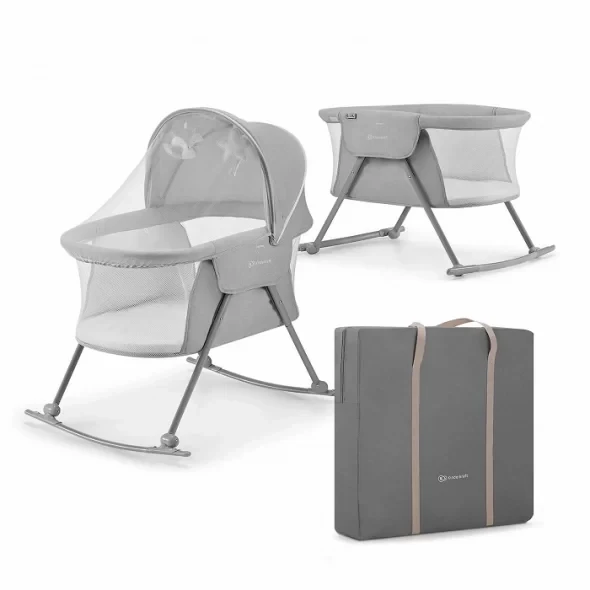 Дитяче ліжечко колиска KiderKraft Lovi Grey