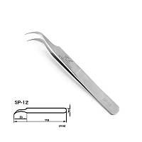 Вигнутий пінцет для нарощування вій Vetus "sp -15"