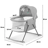 Дитяче ліжечко колиска KiderKraft Lovi Beige, фото 9