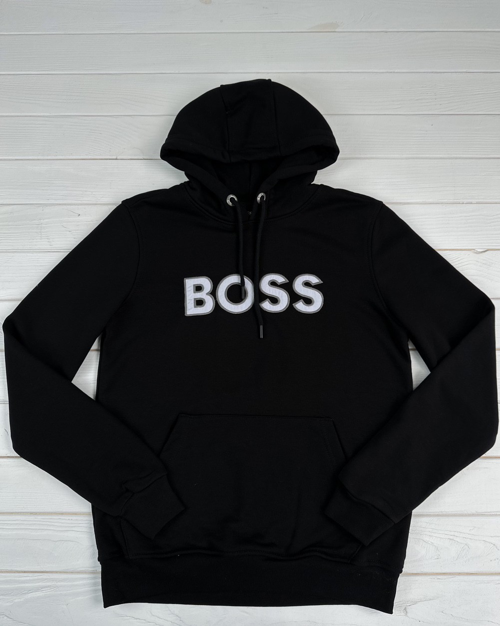 Чоловіче худі Hugo Boss з капюшоном чорний M (48)