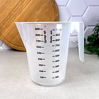 Мірний кухоль 1 л Пластикові Дрібниці