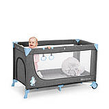Ліжечко-манеж KiderKraft JOY Blue, фото 3