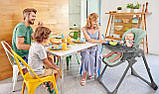 Стільчик для годування KiderKraft TASTEE Grey, фото 3