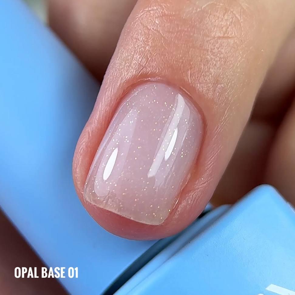 База с  шимером OPAL 01, молочна