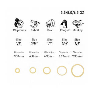 Ортодонтичний Еластік Лисиця OZ (1\4) 6.5