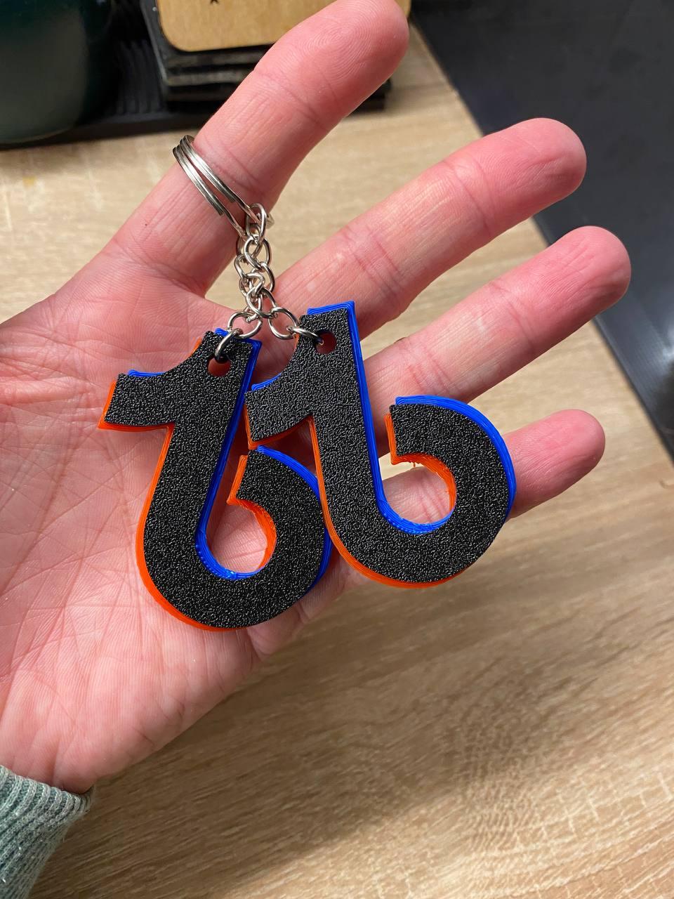 Брелок ТІк Ток надруковано на 3Д принтері, фото 1