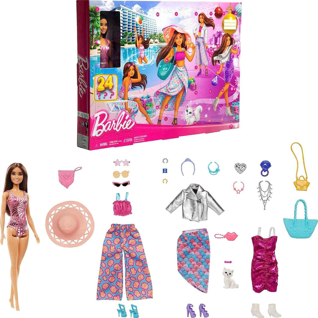 Адвент-календар серії "Мода та краса" Barbie, фото 1