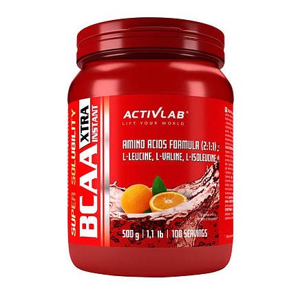 Амінокислоти BCAA XTRA ActivLab - 500 g Orange, фото 1