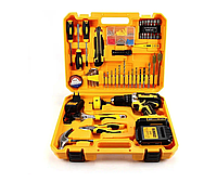 Ударный шуруповерт аккумуляторный девалт DCD791 24 В 6 А с большим набором инструментов шуруповерт- Дрель