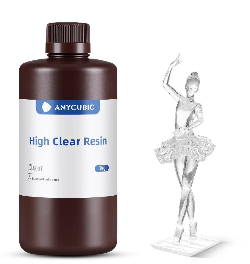 Фотополімерна смола Anycubic High Clear Resin (Clear / 1 кг), фото 1