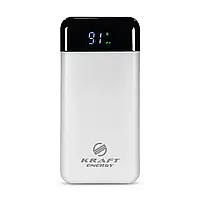 Повербанк 20000mAh Power Bank Kraft KPB-2120FCL White 22.5W QC3.0 LED-ліхтар (43-00053)