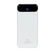 Повербанк 20000mAh Power Bank Kraft KPB-2020FC White 22.5W QC3.0 (43-00058)
