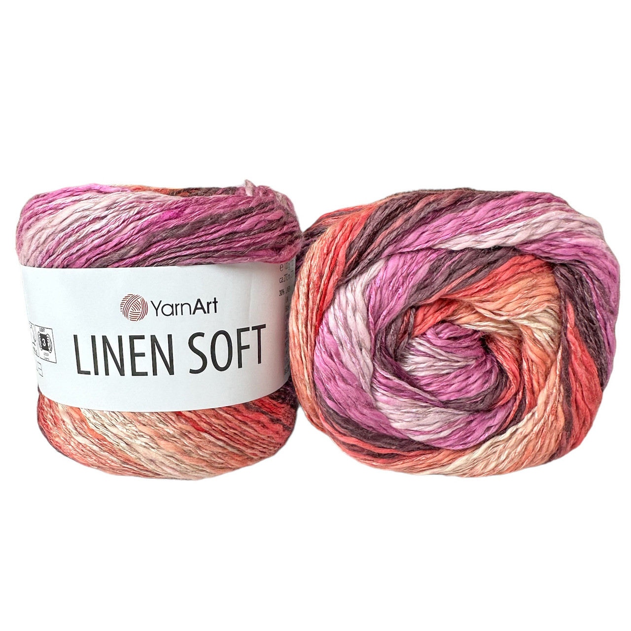 Пряжа YarnArt Linen Soft № 7413 (Ярнарт Лінен Софт), фото 1