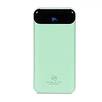 Повербанк 20000mAh Power Bank Kraft KPB-2020FC Green 22.5W QC3.0 (43-00095)