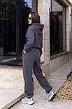 Спортивний костюм на флісі з коротким худі "Navi" Батал, фото 10