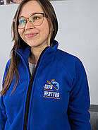 Флісова кофта Synevyr 260 з вашим Логотипом Синя (Електрик), фото 2