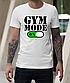 Футболка бавовняна для боксу та єдиноборств, футболка Gym Mode On,одяг боксерською тематикою розмір S, фото 9