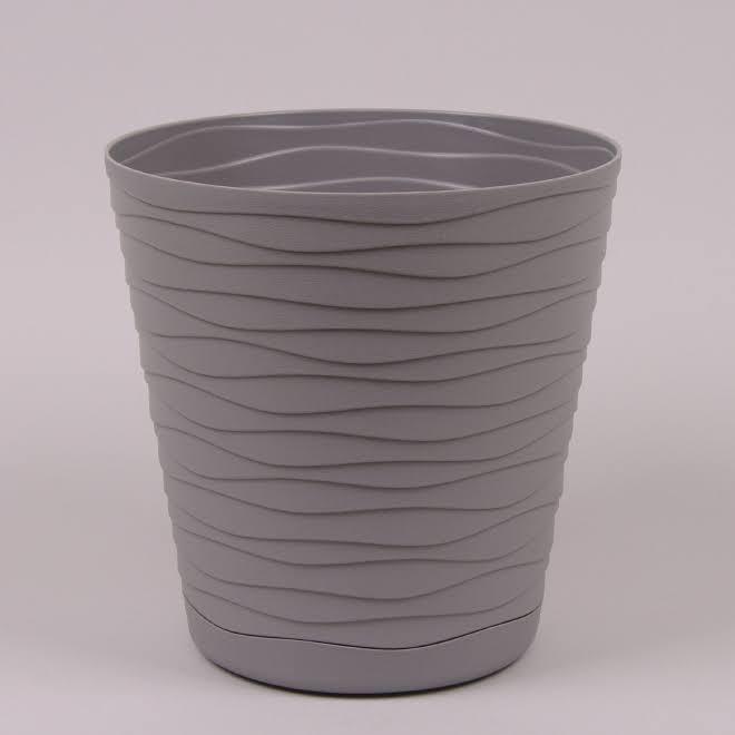 Пластиковий горщик для рослин (квітів) Теді 3,5л