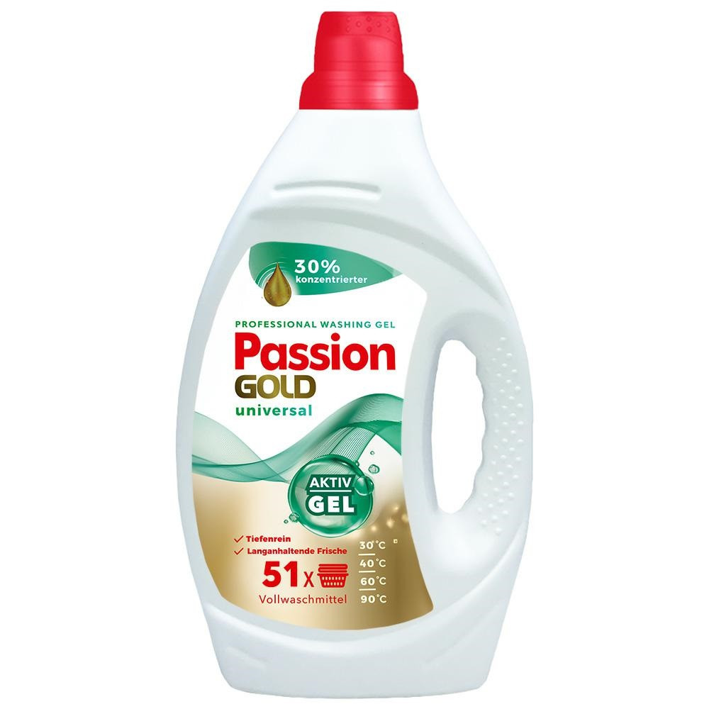 Гель для прання Passion Gold Activ Gel універсальний 2,04 л