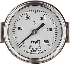 Професійний механічний термометр TFA 14.1037.60 | Для духовки, печі, грилю, коптильні | Гнучкий зонд | Діапазон температур до 500°, фото 2