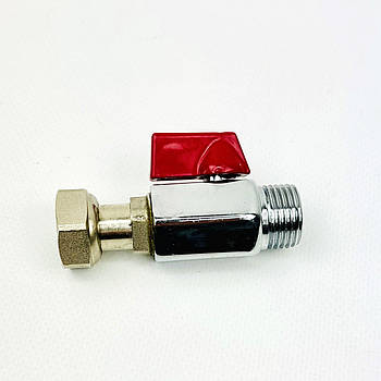 Кран міні кульковий 1/2" НГ Boiler Series хром KVANT