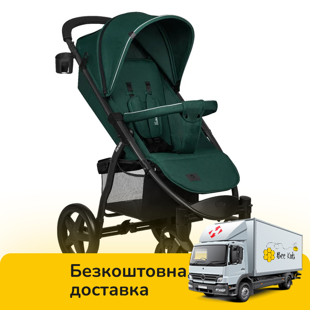 Коляска прогулянкова Lionelo Annet plus green forest Зелена, фото 1